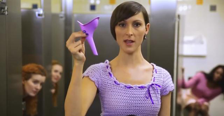 女生尿尿器 女生站着尿尿撒尿神器便携女人站立小便器堵车老人孕妇