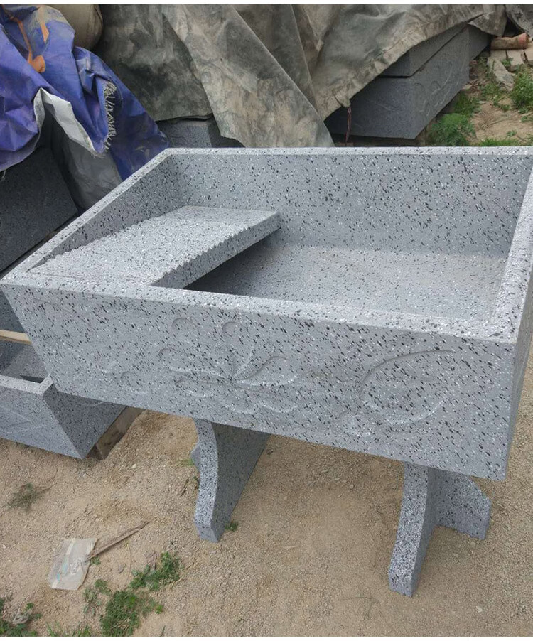 水泥洗衣池户外洗衣台盆带搓板一体式阳台家用组合仿大理石水磨石长