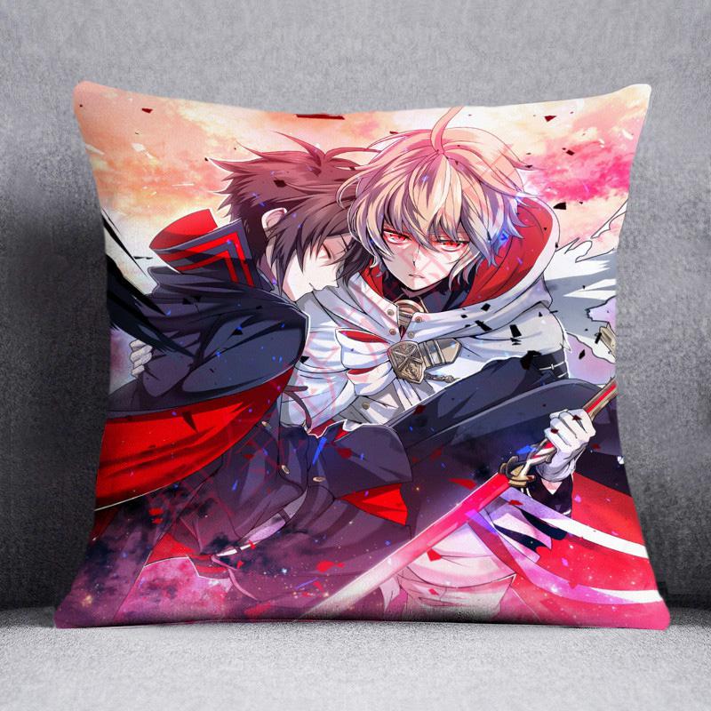 终结的炽天使周边费娘抱枕双面图费里德米迦迩柊筱娅靠枕可拆卸 2# 50