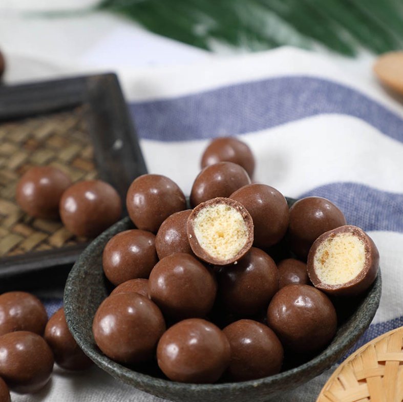 麦丽素桶装520g麦芽脆芯生日礼物办公室休闲零食麦芽脆心球怀旧零食