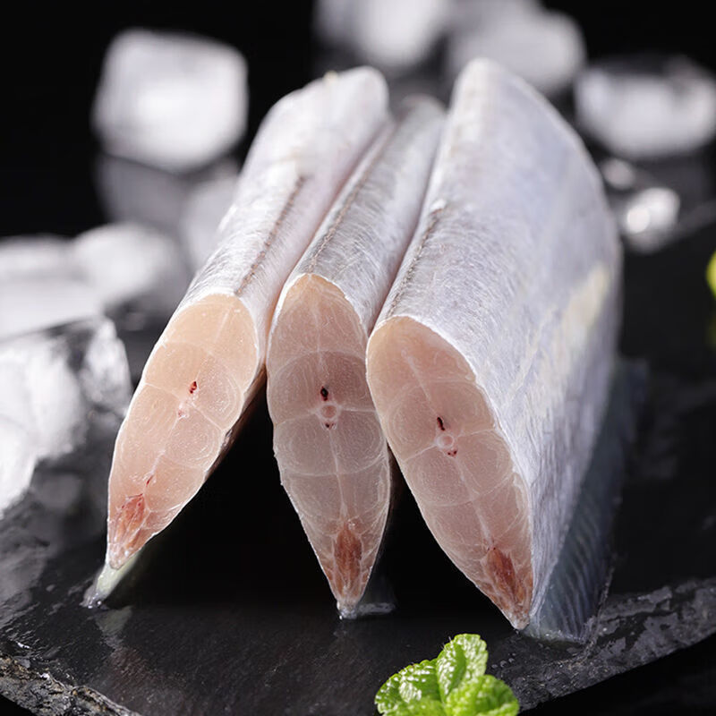 新鲜冷冻500g*5袋雷达网带鱼段刀鱼中段海鱼海鲜水产鲜活 带鱼头段 五