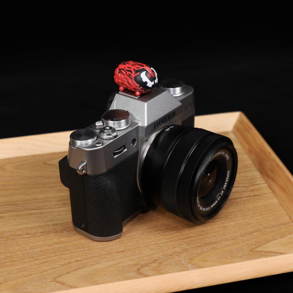 复仇者联盟热靴盖创意卡通相机防尘盖富士索尼佳能尼康理光适用桔色