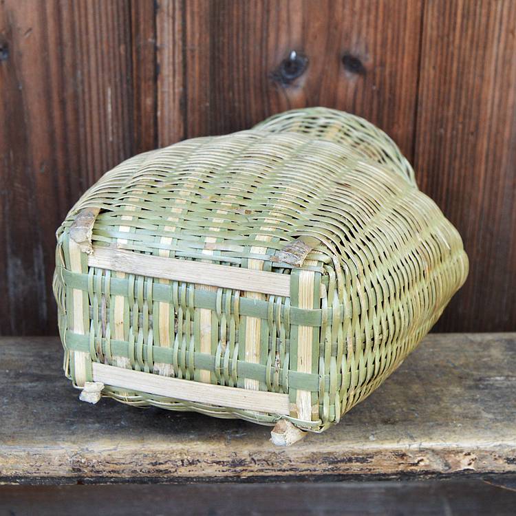 竹编黄鳝笼手工竹编有盖垂钓备用鱼篓采摘篓黄鳝篓仿旧虾笼舞台道具
