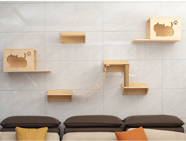 【京选好物】猫奴挂墙面猫爬架墙壁式猫墙壁跳台猫墙猫窝壁挂式墙上趴