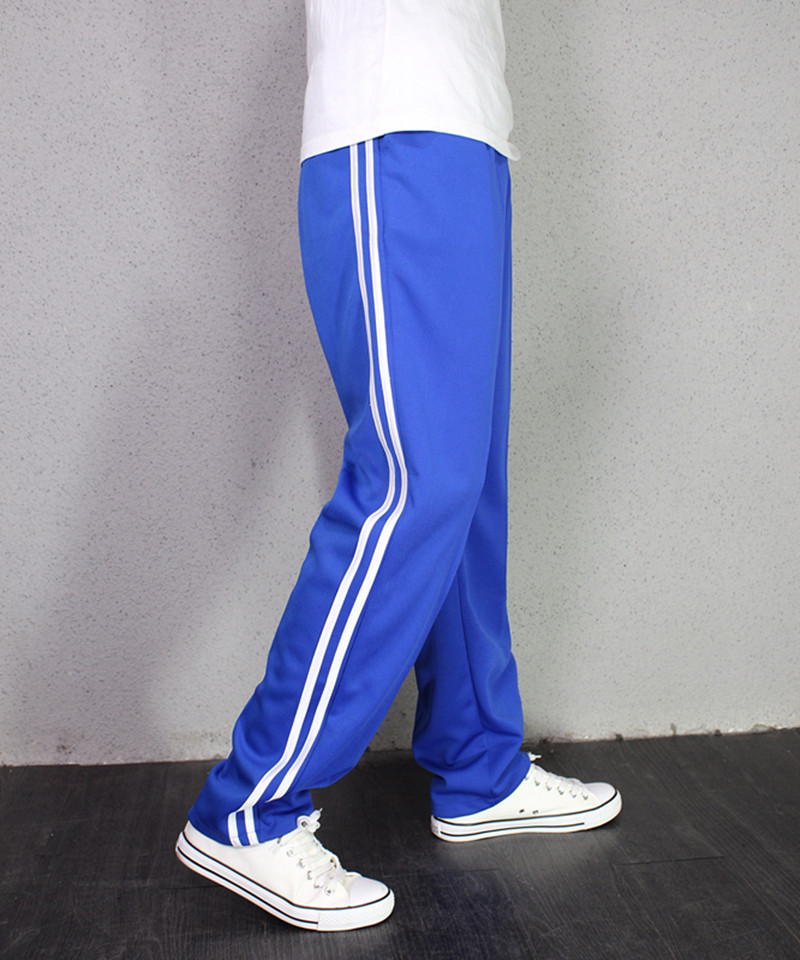 支持国产凯伦欧格藏青色校服裤子双白条校裤二道白杠高中生初中生小