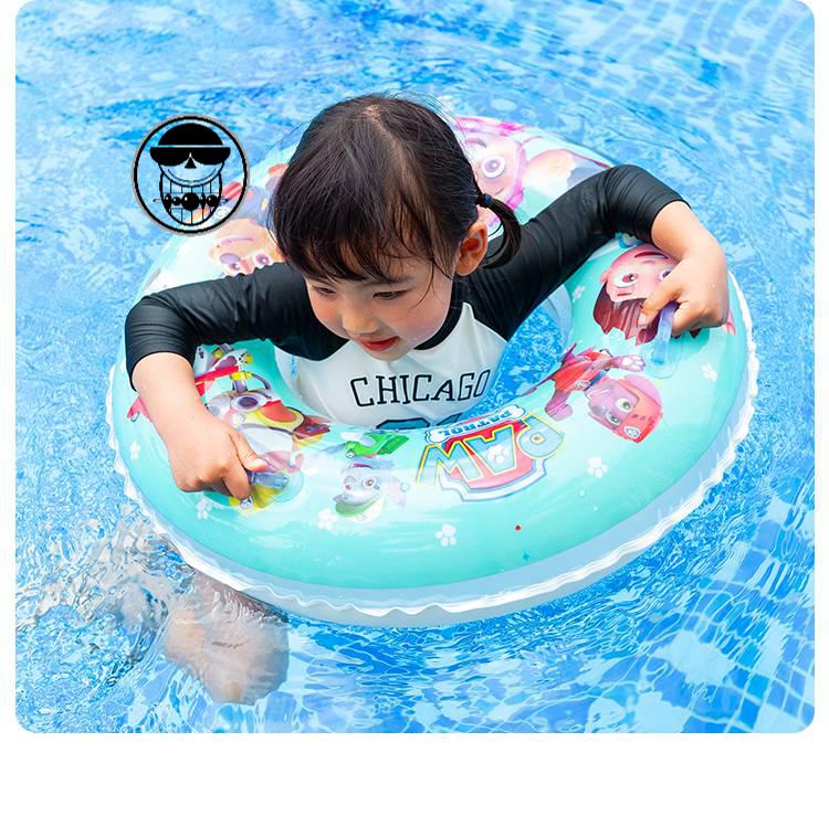 趴圈游泳圈儿童充气救生圈婴幼儿腋下圈宝宝趴圈男女孩泳圈3至4至6至2