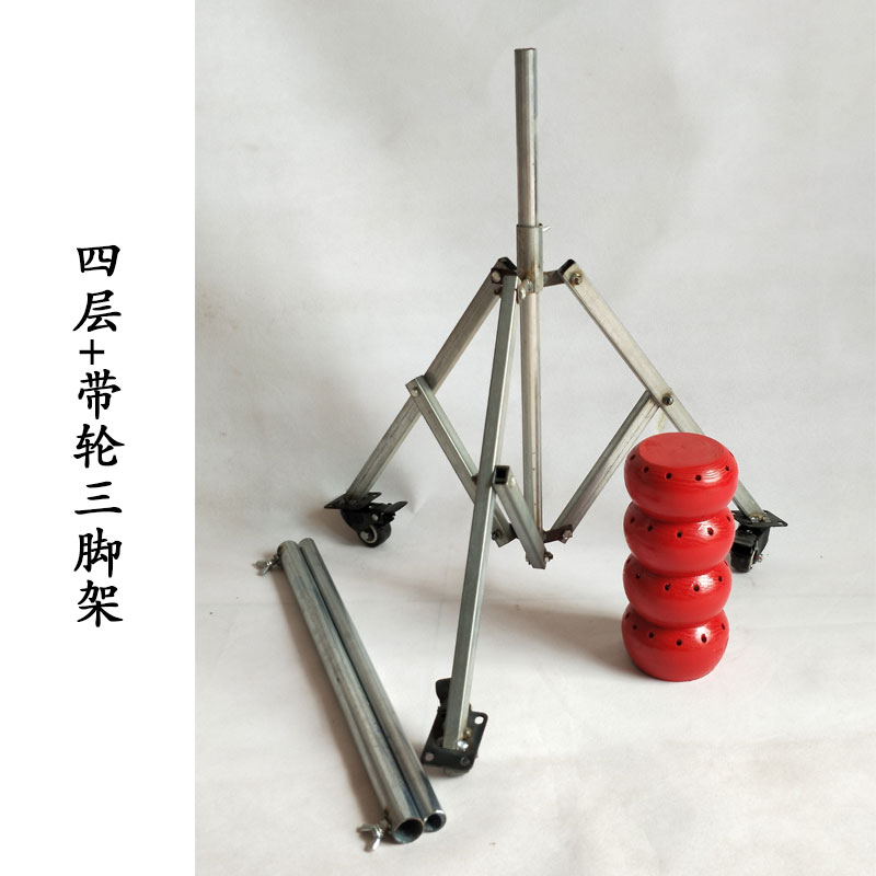 冰糖葫芦展示架多功能折叠便携货架糖葫芦摇鼓架子靶子旋转底座一个