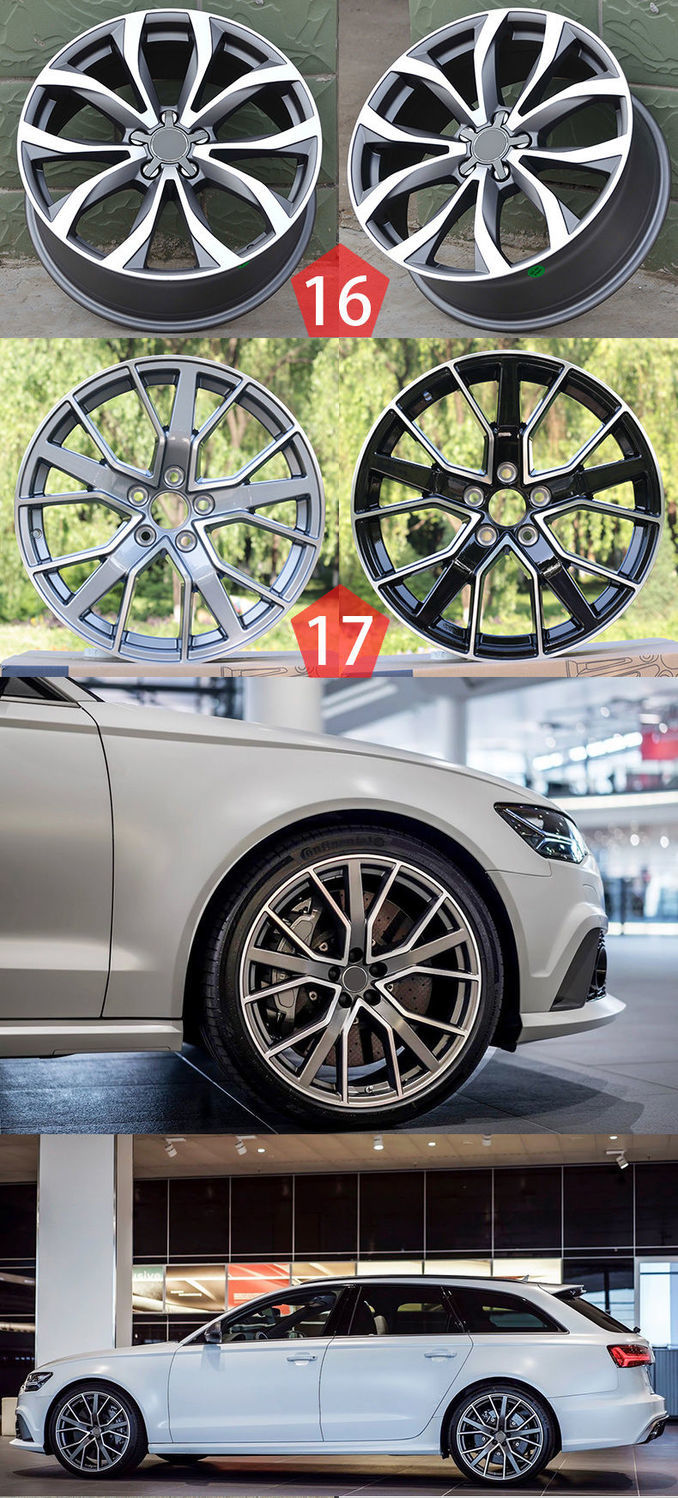 奥迪a4la6la3a5a7a8q5刀锋汽车轮毂改装17181920寸17寸