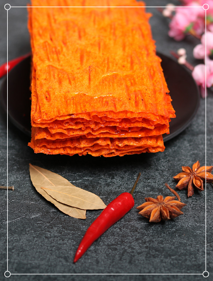 辣条麻辣片鸡皮条爆鸡皮辣条辣片鸡蛋片儿时零食5包报哥麻辣片3包