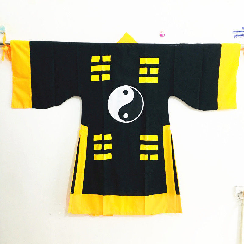 道教法衣道袍太极八卦经衣道士服装茅山道士长袍黄道教用品林正英p