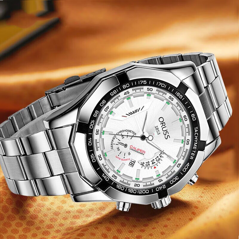 圆形指针普通机械国产腕表指针精钢钢镜子国产腕表石英表机芯手表国表