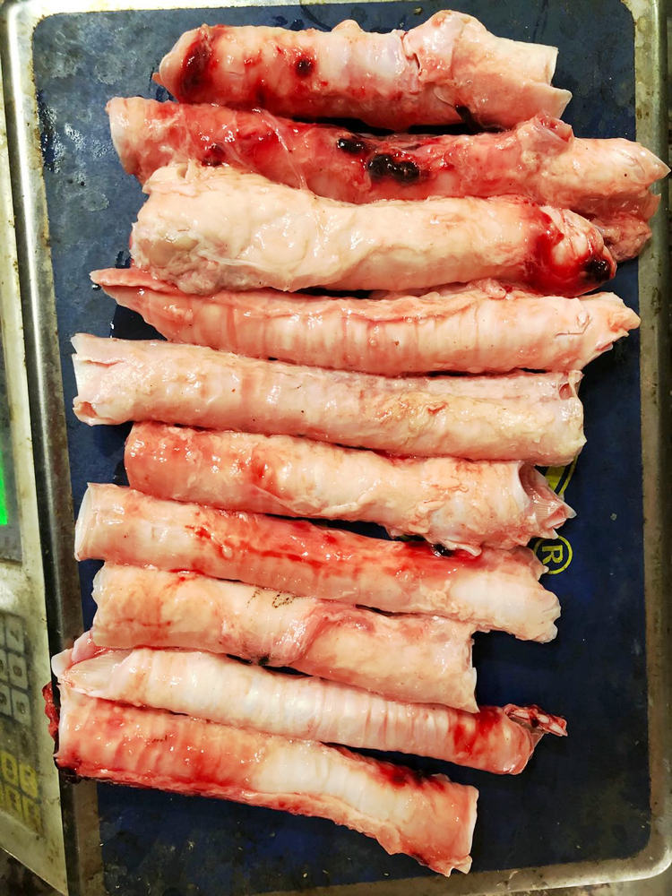 【猪气管 肺气管猪肺管500克】新鲜小白管猪白管脆骨猪软骨【图片