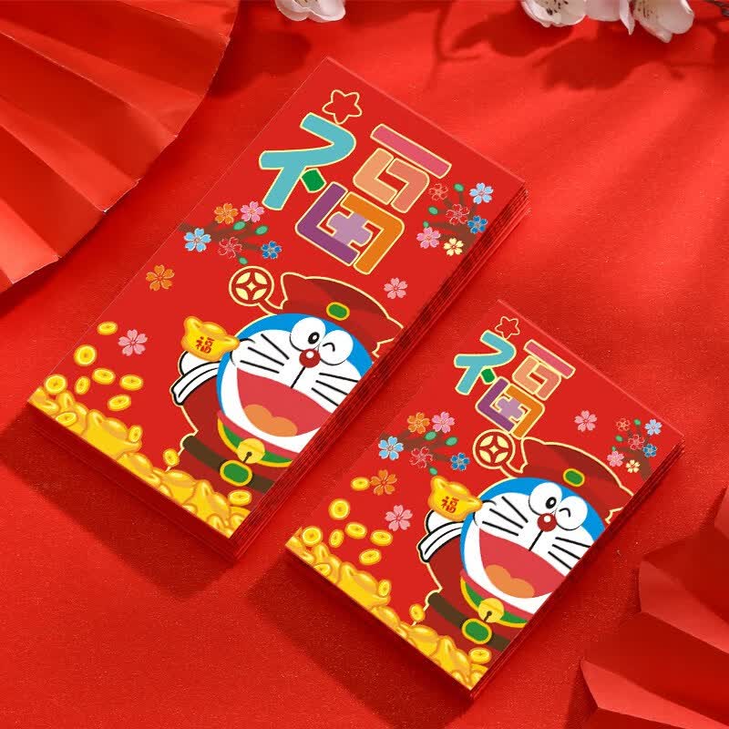 小叮当红包哆啦a梦红包封2022新款卡通过新年虎年小孩压岁钱红包 丁当
