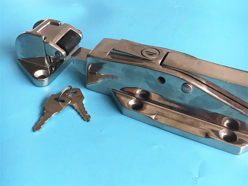 304不锈钢冷库门锁 凸门冷冻库安全把手1178烘箱锁速冻门锁冰库锁 平