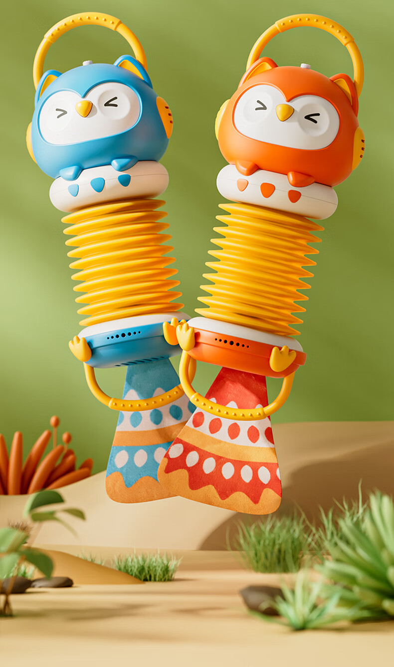 儿童手风琴新品儿童玩具婴儿音乐早教猫头鹰手拉风琴音乐故事机 大象