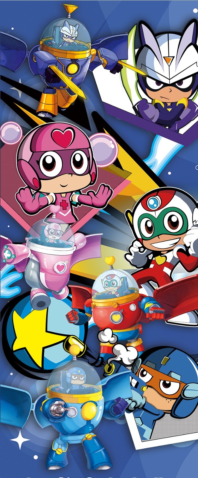 新款开心超人能源核守护者联盟正义机车侠五合体变形机器人套装开心