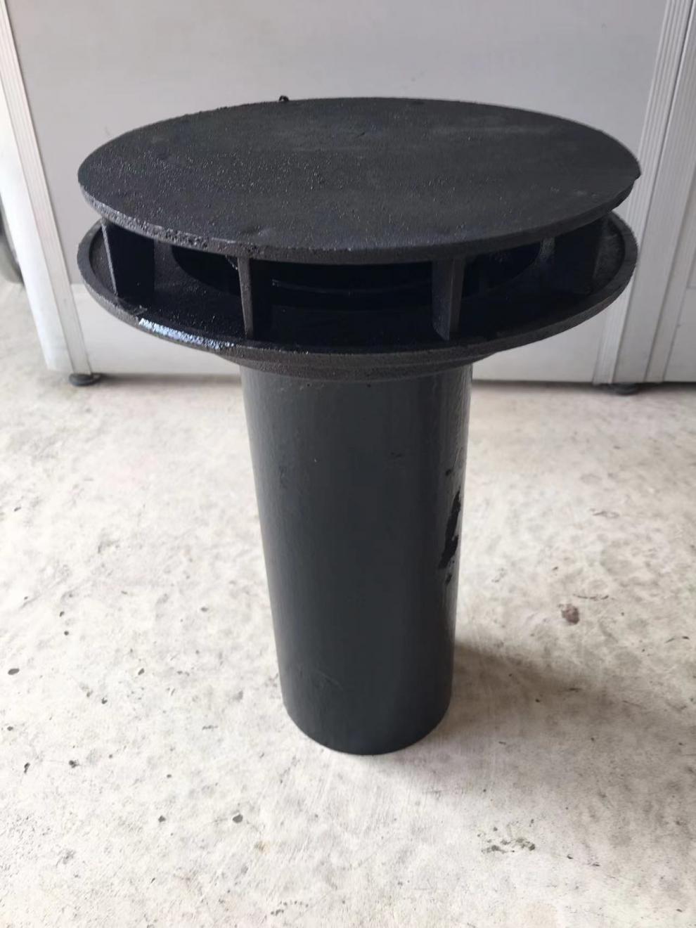 铸铁87型雨水斗dn100 虹吸式落水斗直排地漏楼顶下水口铸铁雨水口 dn