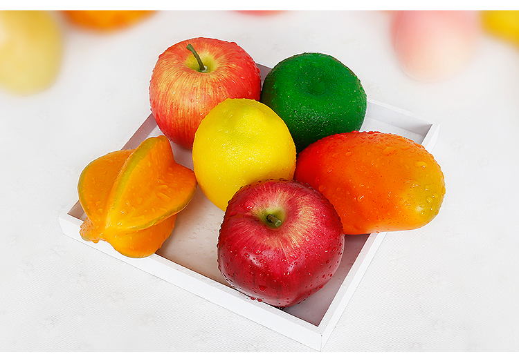 加重仿真水果蔬菜模型套装蔬果儿童启蒙摄影水果店装饰假水果仿真