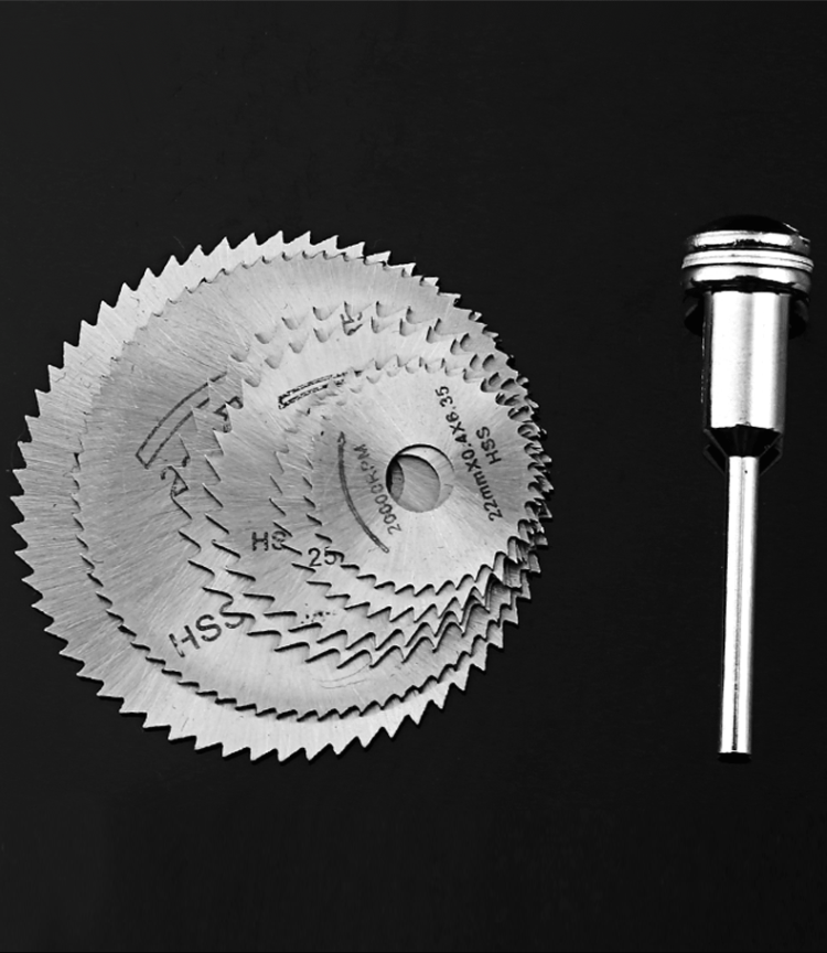 电动小型细齿木工切割片微型迷你切片剧片木雕工具手电钻锯片 b款:卡