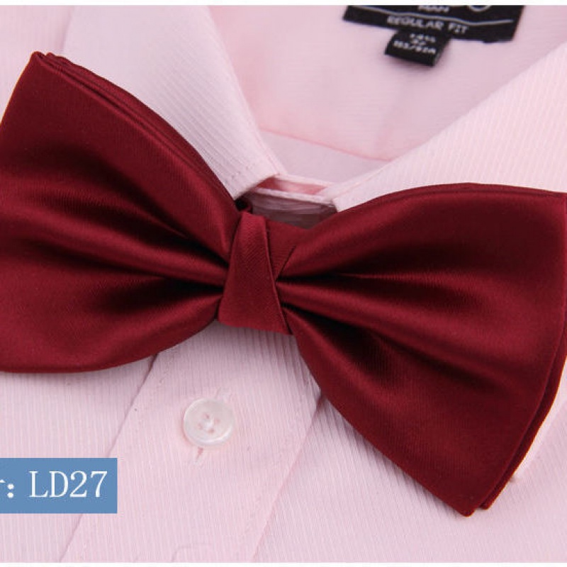 蝴蝶领结男领结结婚新郎红色男士商务正装黑色蝴蝶结韩版休闲礼盒装