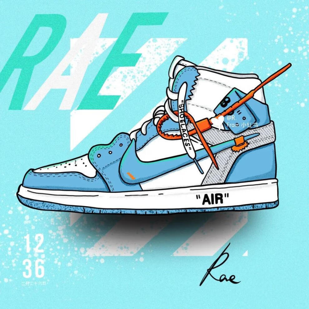 【官方旗舰店】dunksb时尚潮 ow北卡蓝 芝加哥欧洲白