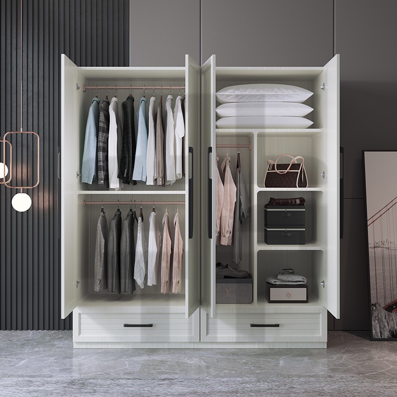 可狄 全铝家具衣柜铝合金衣柜金属卧室定制柜子储物柜全铝衣柜衣橱 需