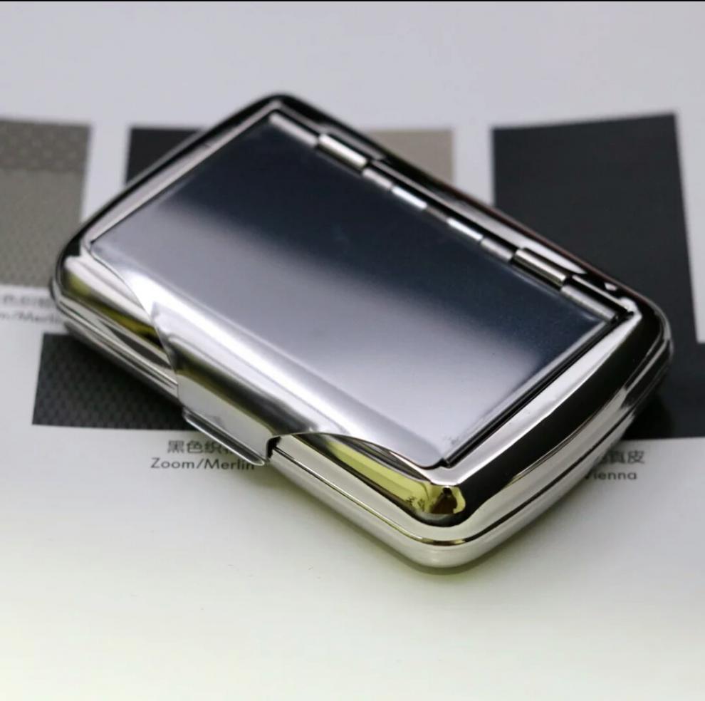 烟丝保湿盒创意精美不锈钢烟斗手卷旱烟专用烟丝盒散装斗丝盒密封便携