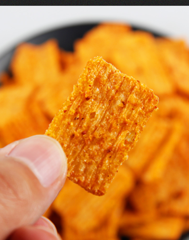 嵩山平底锅巴120g防弹芝士咸味鲜锅巴袋装怀旧膨化零食小吃网红 【1箱