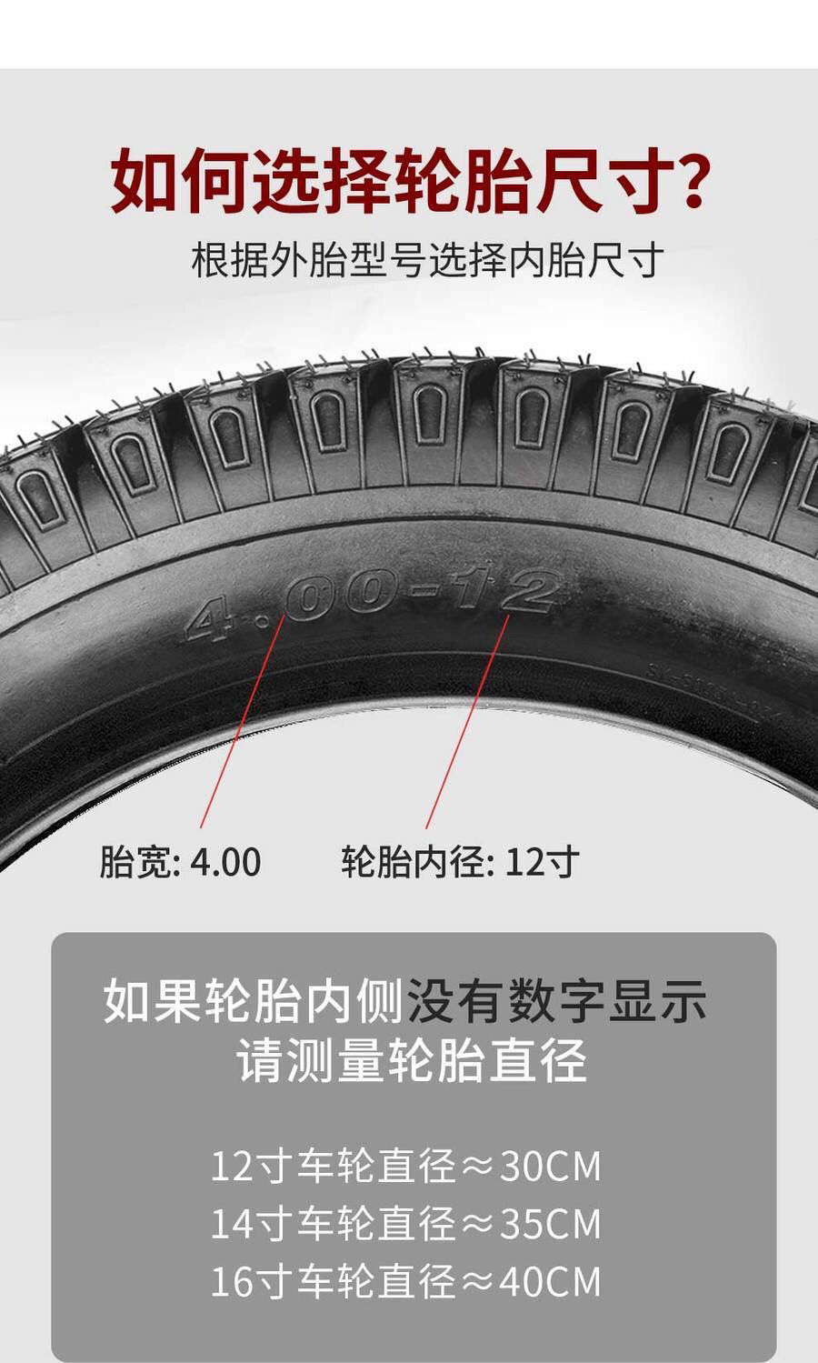 正新电动车轮胎 真空胎14x32,300