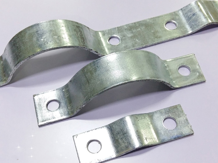 热镀锌电线杆 80 110 铁管卡 钢管 高低压固定 线缆卡箍 电缆抱箍 160