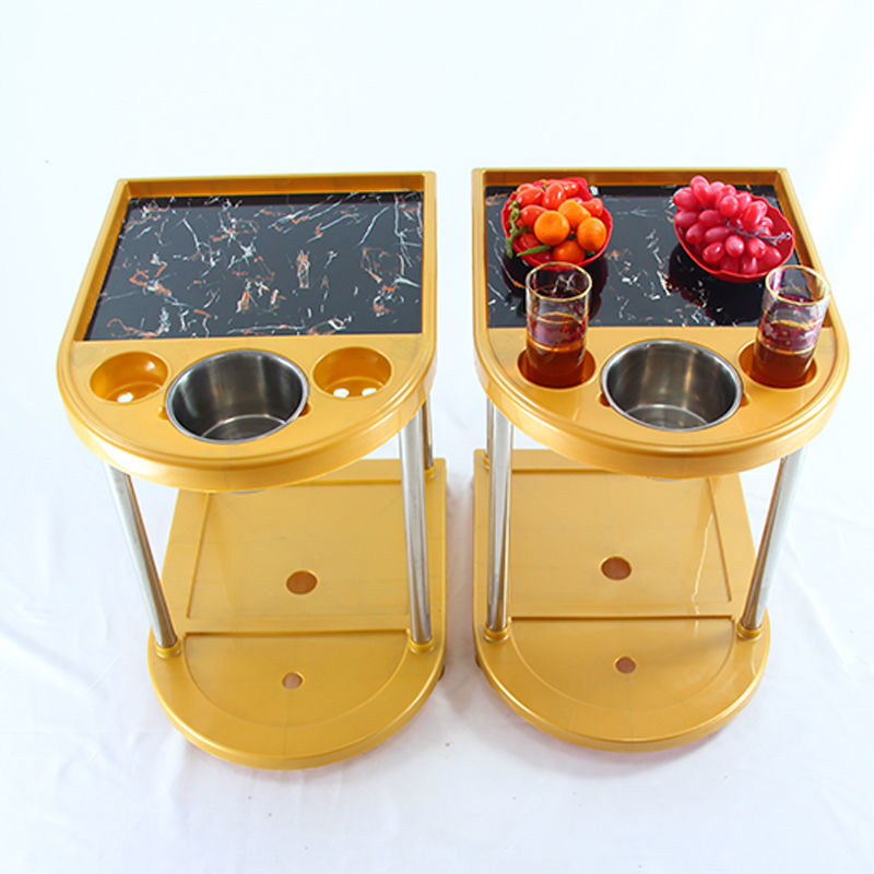 麻将机茶几棋牌室专用茶水架烟灰缸加厚塑料茶几桌角小几配件x3能放