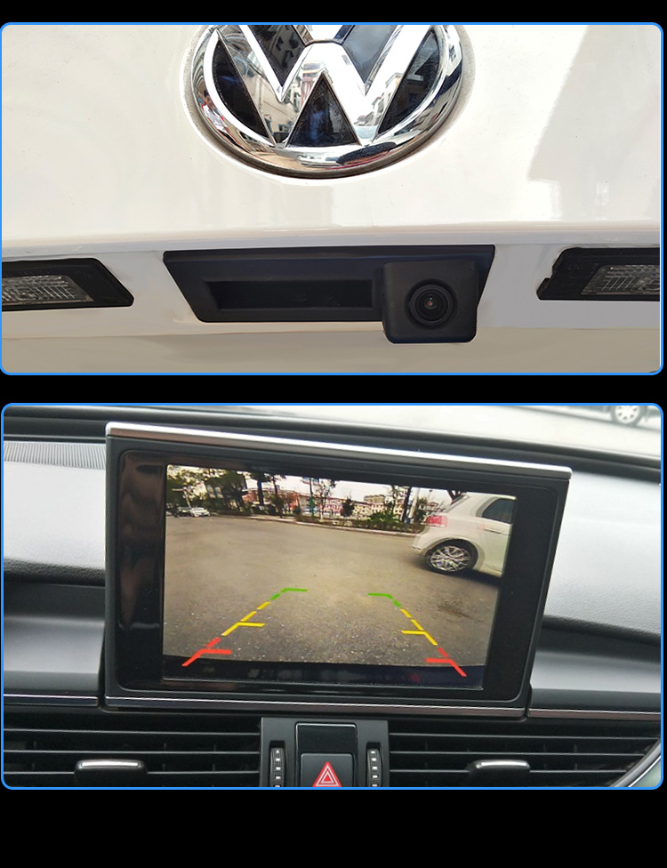 适用于大众新速腾帕萨特途观朗逸夏朗明锐扣手倒车影像后视摄像头速腾