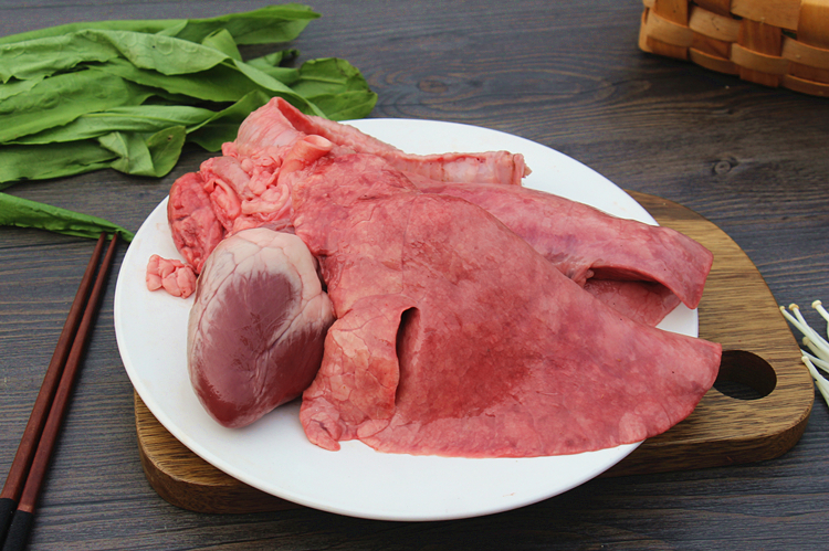 新鲜羊肺 羊心现杀羊杂 1.8-2.