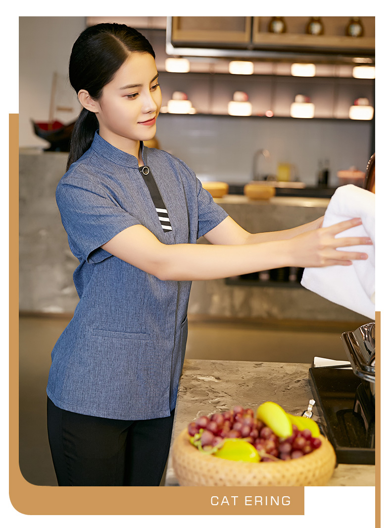 龙丽儿龙丽儿酒店保洁阿姨工作服女短袖餐厅饭店餐饮火锅店小区物业