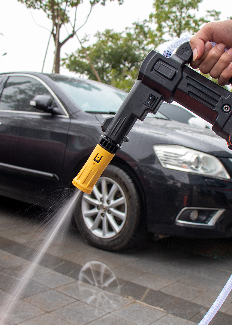 开拓(exploit)无线锂电清洗机 便携式高压水枪头家用水泵 充电式锂