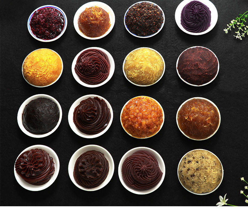 紫薯馅料红豆沙馅芋泥玫瑰豆沙绿豆沙馅包子馅料糖葫芦馅绿豆酥沙馅