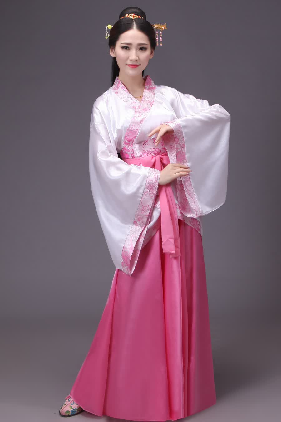 【新品好货】汉服女成人全套春新款古装服装仙女唐朝古代汉服演出服