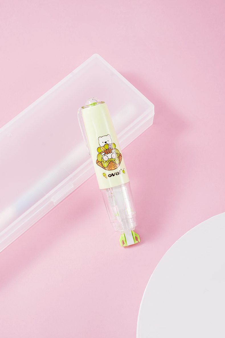 动物日式点心铺限定款oval欧文修正带按动式改正带可替换芯不易断6m