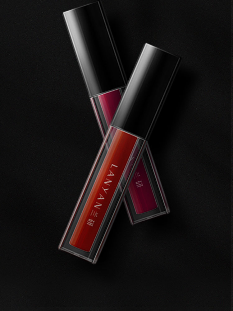 兰研 东方丝绒哑光唇釉持久不易脱色学生唇彩唇蜜 番茄色