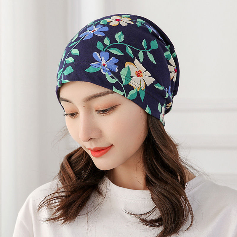 支持国产服饰配件新品帽光头帽棉布睡帽透气夏季睡觉薄单层吸汗女光