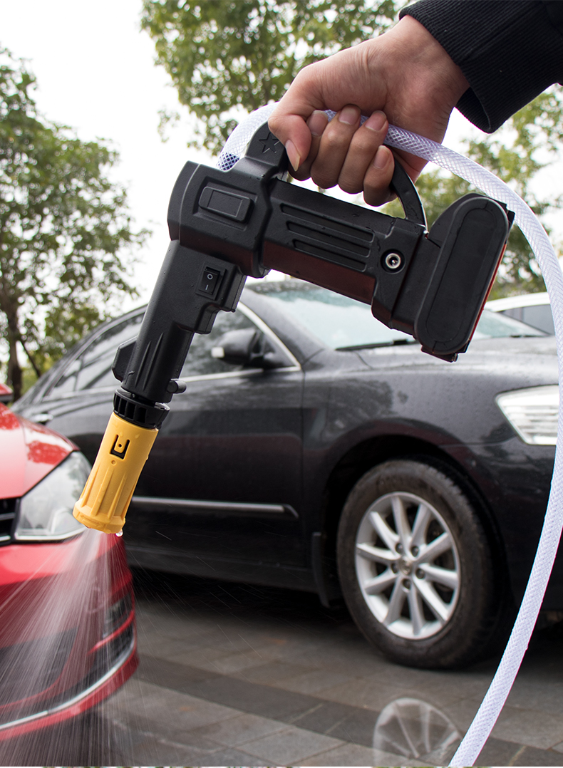 开拓exploit高压洗车机家用小型便携式锂电洗车器洗车水枪电动喷水枪