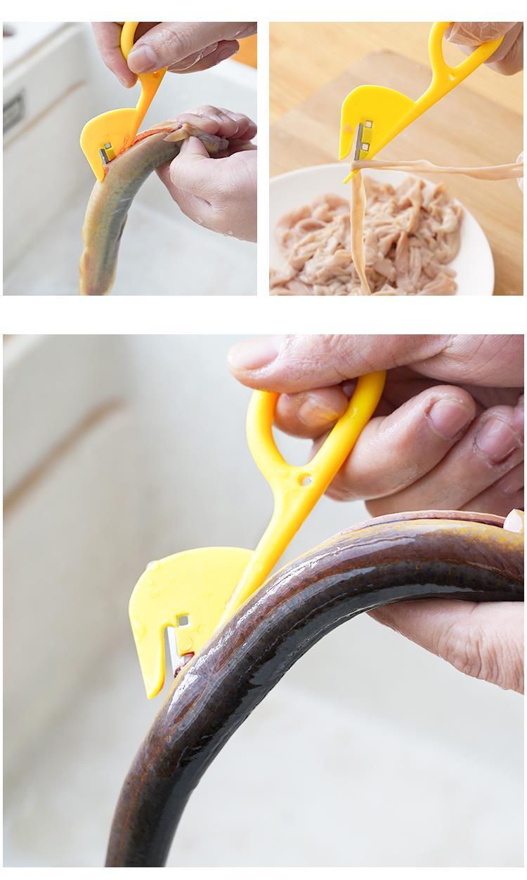 翻肠鸭肠通肠破鸡肠子神器家禽杀割鸡鸭鹅猪开肠杀鱼工具拔毛夹升级款