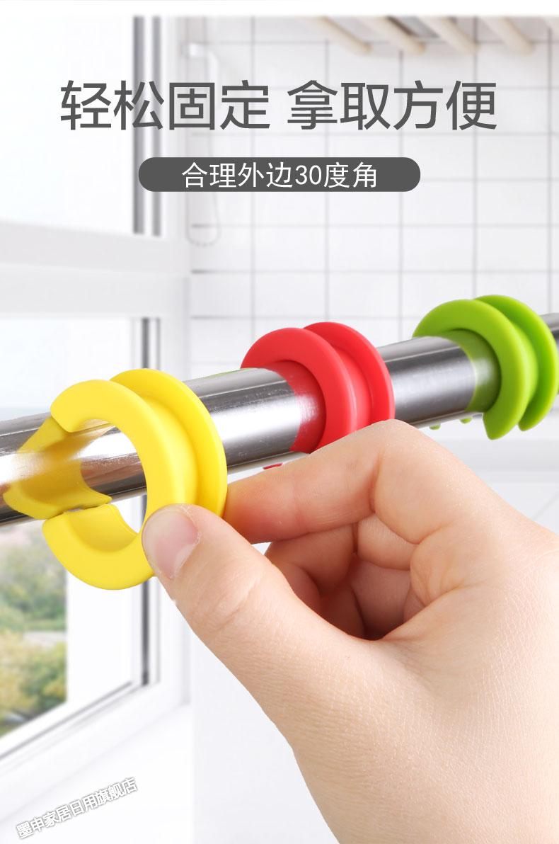 衣防风钩晾衣杆防滑卡扣户外晒衣防风圈固定扣晾衣架挂勾凉衣杆固定勾