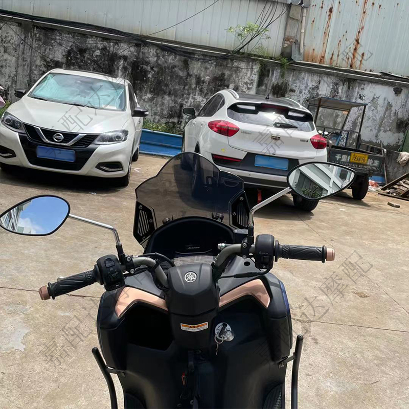 风挡适用改装前挡风 盾牌挡风 巡弋150 180可调挡风 透明挡风 铁件