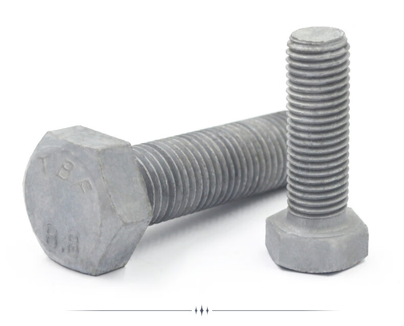 8级热镀锌外六角螺丝/热浸锌螺栓高强度铁塔螺丝 16/20 m16系列【图片