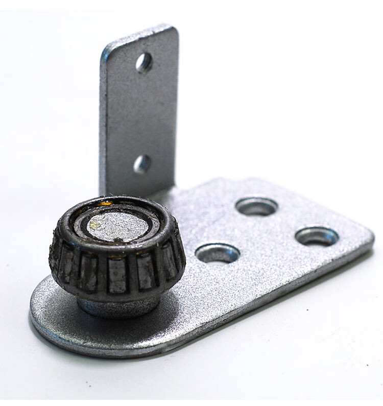 肯德基门地轴免挖坑地上左右轴承底座配件小号窄边通用型简易地轴 免