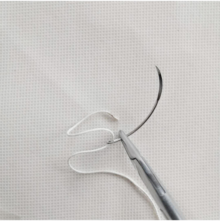 兽用缝合针线 手术缝线三棱针兽用 猪牛羊用缝合线兽医器械boussac 11