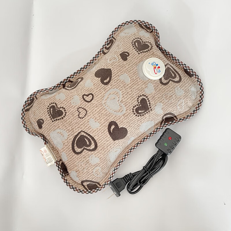 红泰电热水袋充电热水袋大号丝光布卡通小黄鸭电暖宝暖手袋安全防爆暖