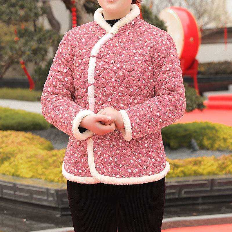 【京选品质】东北大花袄裤妈妈棉袄中国风大花袄仿古棉袄国潮女装中国
