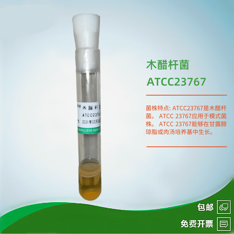 2代木醋杆菌atcc23767产细菌纤维素膜长链纤维素模式菌株北京现货